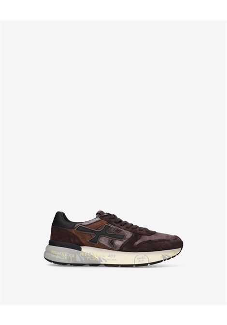 Premiata Mick 8434 Sneaker in Brown Suede Men's PREMIATA |  | MICK VAR8434
